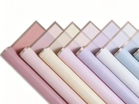 Pack 20 papel coreano BORDE DORADO 